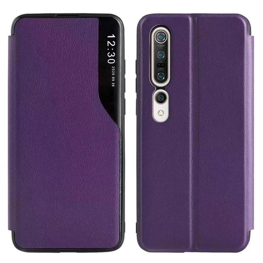 Samsung Galaxy A52 4G / Galaxy A52 5G / Galaxy A52s 5G Smart view TPU knižkové puzdro (Fialový)