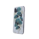 Apple iPhone 12 / iPhone 12 Pro gold glam hátlap tok (Levelek)