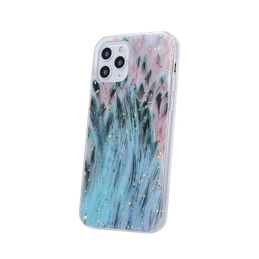 Apple iPhone 12 / iPhone 12 Pro zlatý glam zadný kryt (Páv)