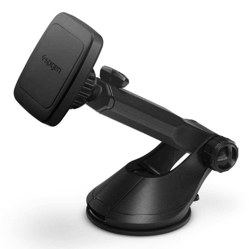 Spigen H35 držiak do auta (s prísavkou), magnetický do auta držiak na telefón (na palubnú dosku), čierny