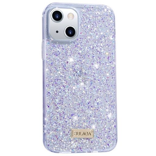 Apple iPhone 13 Sulada luminous glitter zadný kryt (Fialový)