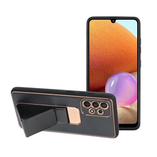 Samsung Galaxy A52 4G/A52 5G/A52s 5G koža ochranné puzdro vysúvací so stojanom, magnetický držiak do auta kompatibilný (Čierny)