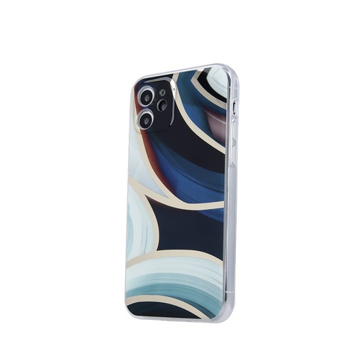 Apple iPhone 12 / iPhone 12 Pro mramor vzorovaný silikónový zadný kryt (Shadow)