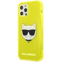 Apple iPhone 12 / iPhone 12 Pro Karl Lagerfeld TPU Choupette Head tok (Sárga - KLHCP12MCHTRY)