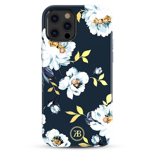 Apple iPhone 12/12 Pro Kingxbar blossom Swarovski s kamienkami zadný kryt (viacfarebný)