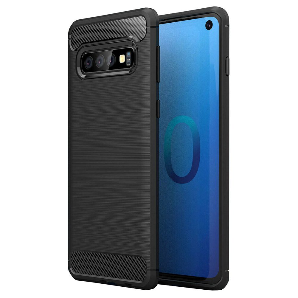 Samsung Galaxy A13 4G forcell carbon hátlap tok (Fekete)