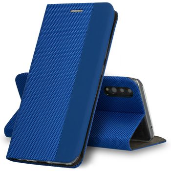 Apple iPhone 12 / iPhone 12 Pro Sensitive book knižkové puzdro (Modrý)