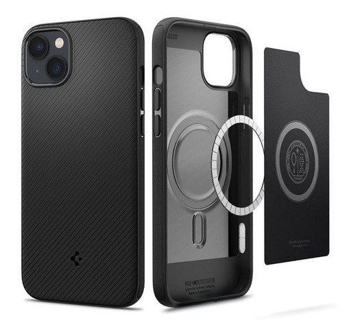 Apple iPhone 14 Plus Spigen Mag Armor prémiový zadný kryt (Čierny)