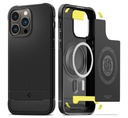 Apple iPhone 14 Pro Max Spigen Rugged armor ütésálló tok (Fekete)