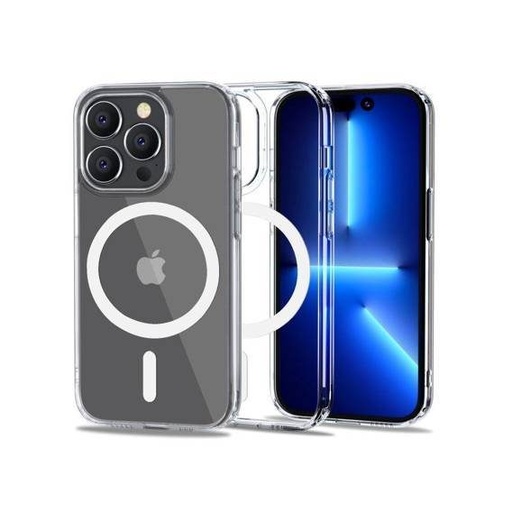 Apple iPhone 14 Pro Tech Protect Flexair hybrid magsafe zadný kryt (Priehľadný)