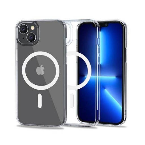 Apple iPhone 14 Plus Tech Protect Flexair hybrid magsafe zadný kryt (Priehľadný)