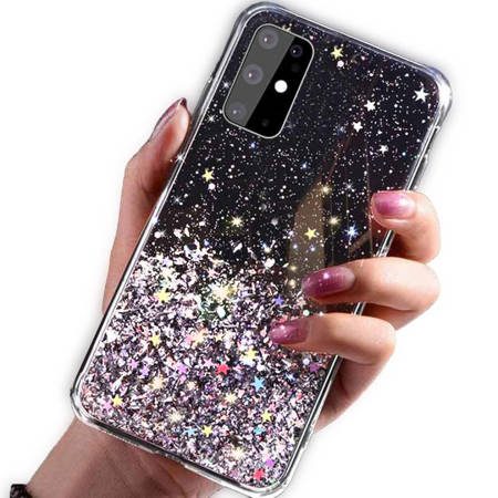 Apple iPhone 13 Pro Max glue glitter zadný kryt (Čierny)