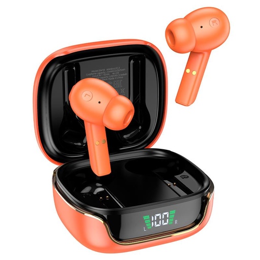 Hoco EW18 bezdrôtový headset, oranžový