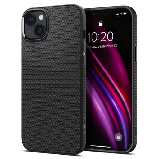 Apple iPhone 14 Spigen liquid air prémiový zadný kryt (Matný Čierny)