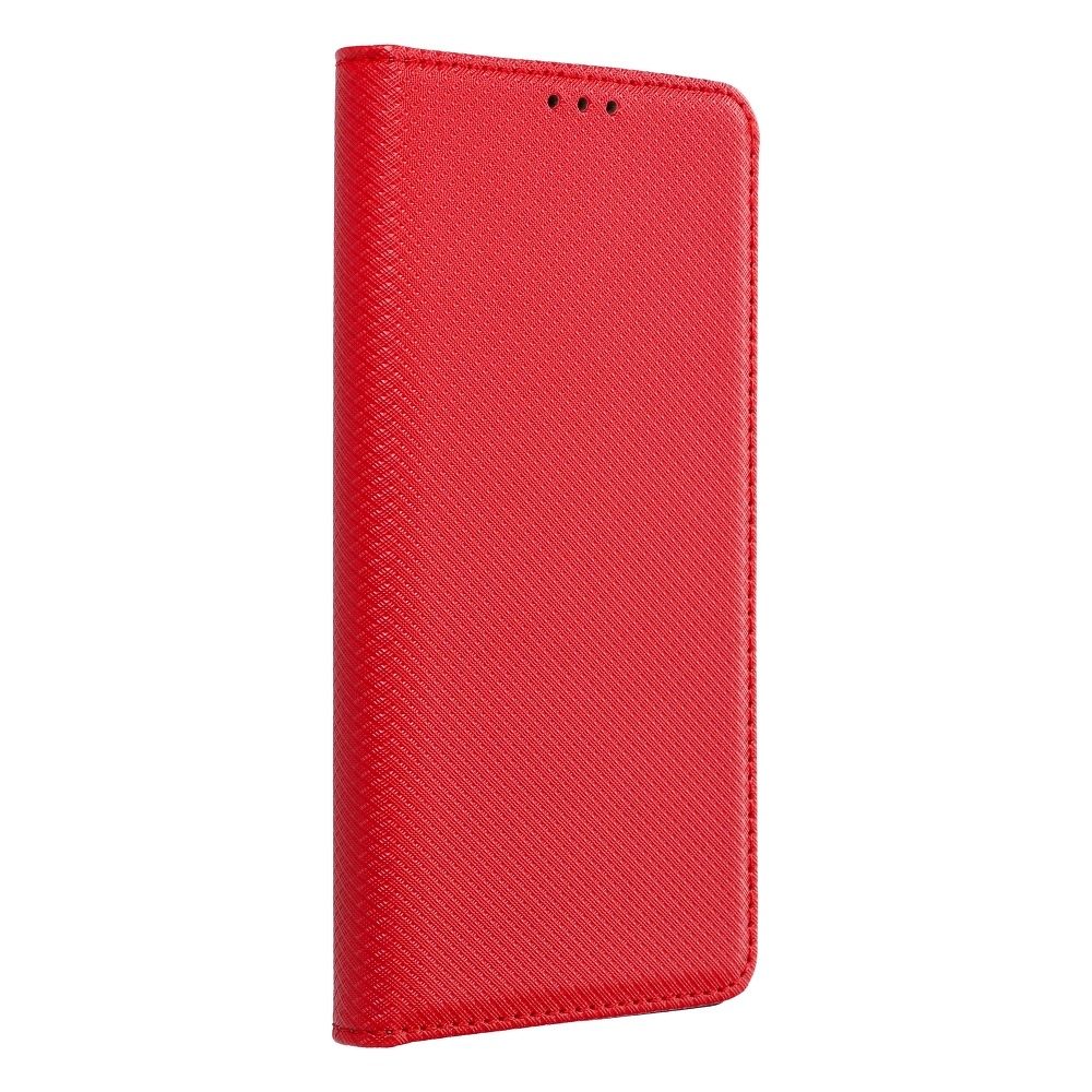 Apple iPhone 12/12 Pro smart book mágneses notesz tok (Piros)