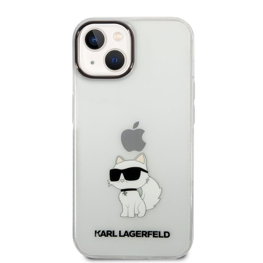 Apple iPhone 14 Karl Lagerfeld IML Choupette NFT puzdro (Priehľadný) – KLHCP14SHNCHTCT
