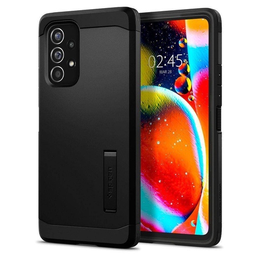 Samsung Galaxy A53 5G Spigen tough armor odolný proti nárazu zadný kryt (Čierny)