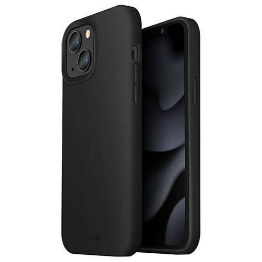 Apple iPhone 13 UNIQ Lino Hue zadný kryt (Čierny)