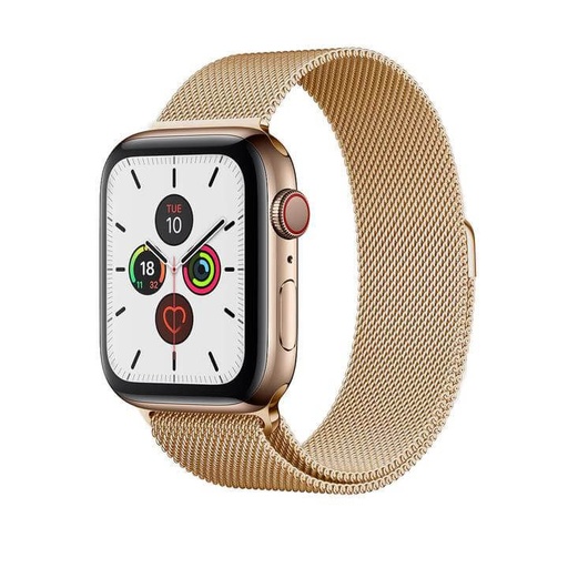 Apple Watch 42 / 44 / 45 / 49 mm Hoco WA03 simple beauty milánsky remienok zlatý