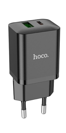 Hoco N28 sieťový rýchlonabíjačka (QC, PD), čierny
