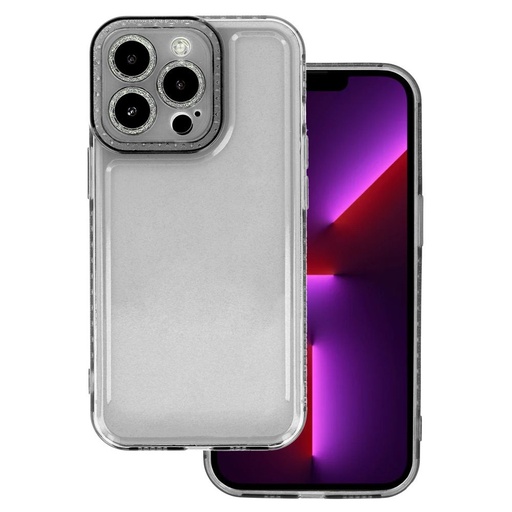 Apple iPhone 14 Pro Crystal diamond zadný kryt (Čierny)