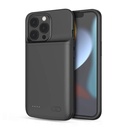 Apple iPhone 12 Pro Max / 13 Pro Max Tech protect powercase power bank hátlap tok (Fekete)