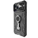 Apple iPhone 14 Pro Max Nillkin CamShield Armor Pro MagSafe hátlap tok (Fekete)