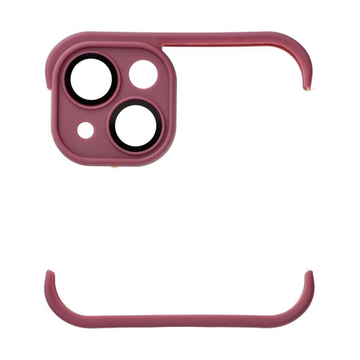 Apple iPhone 13, Mini Bumpers puzdro s ochranou kamery (Čerešňa)