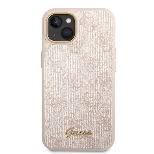 Apple iPhone 14 Guess 4G Metal Camera Outline puzdro (Ružový) - GUHCP14SHG4SHP