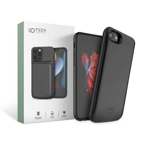 Apple iPhone 7/8/SE 2020/SE 2022 Tech protect powercase power bank zadný kryt (Čierny)