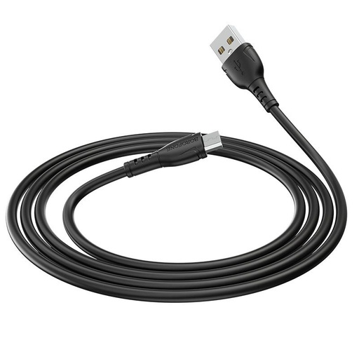 Borofone BX51 microUSB kábel, 1M, 3A, čierny