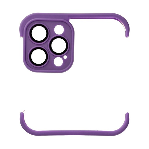 Apple iPhone 12 Pro Mini Bumpers puzdro s ochranou kamery (Tmavofialový)