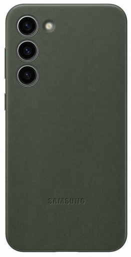 Samsung Galaxy S23+ Leather puzdro (Zelený)