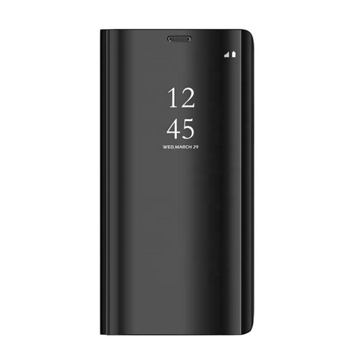 Samsung Galaxy A34 5G Priehľadný view knižkové puzdro (Čierny)