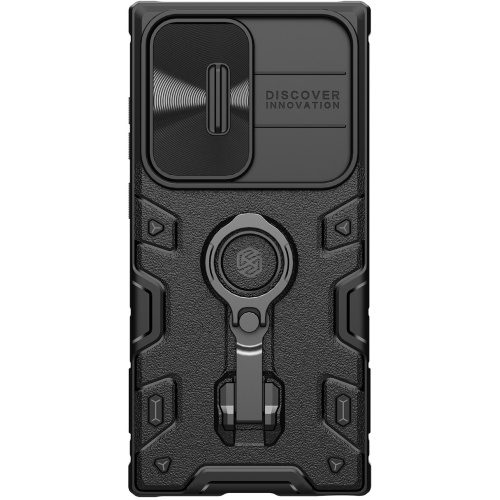 Samsung Galaxy S23 Ultra Nillkin CamShield Armor Pro MagSafe zadný kryt (Čierny)