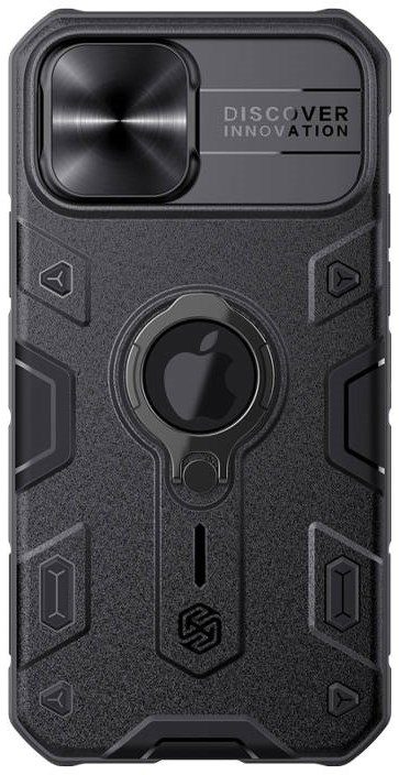 Apple iPhone 12 / iPhone 12 Pro Nillkin CamShield Armor hátlap tok (Fekete)