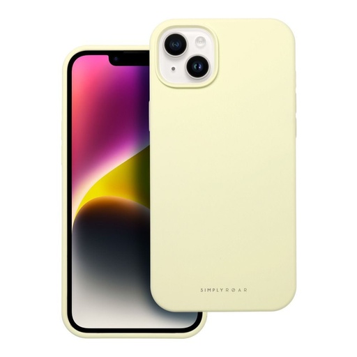 Apple iPhone 14 Roar Cloud Skin zadný kryt (svetlý žltý)