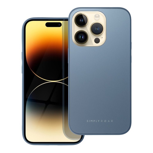 Apple iPhone 14 Pro Roar matný sklo zadný kryt (Modrý)