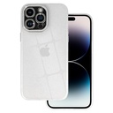 Apple iPhone 13 Pro Max liquid glitter camera hátlap tok (Átlátszó)