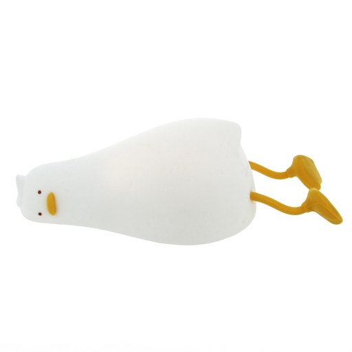 Foverver Lazy Duck FNL-01 meleg bielo svietiaci LED nočný lampa, vstavaný s batériou biely
