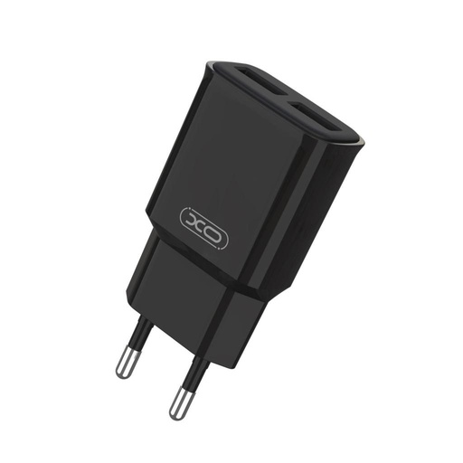 XO L92C 2.4A nabíjačka (Čierny) – dvojitý USB konektor