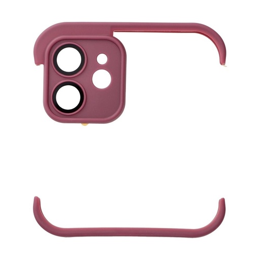 Apple iPhone 12 Mini Bumpers puzdro s ochranou kamery (Čerešňa)