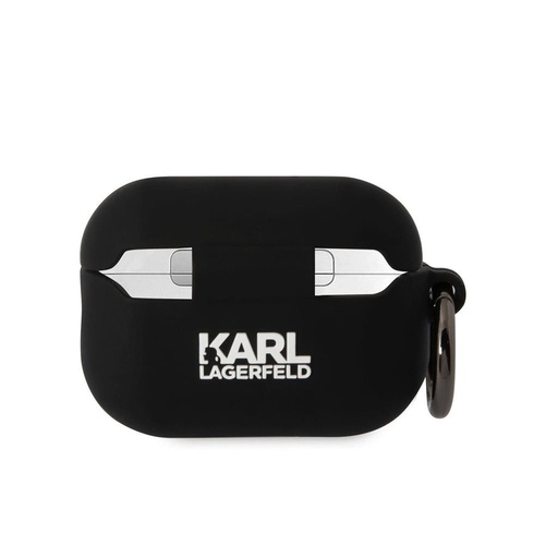 Karl Lagerfeld 3D Logo NFT Karl and Choupette Silicone puzdro AirPods Pro 2 (Čierny) - KLAP2RUNKC
