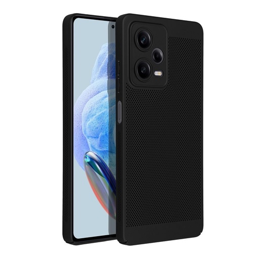 Xiaomi Redmi 13C Breezy perforovaný plastový zadný kryt (Čierny)