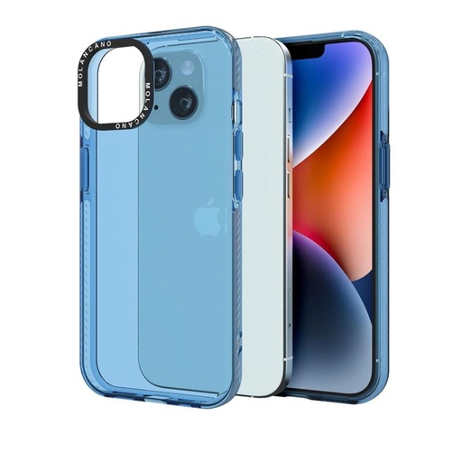 Apple iPhone 13 MOLAN CANO rainbow TPU MAGSAFE zadný kryt (Modrý)