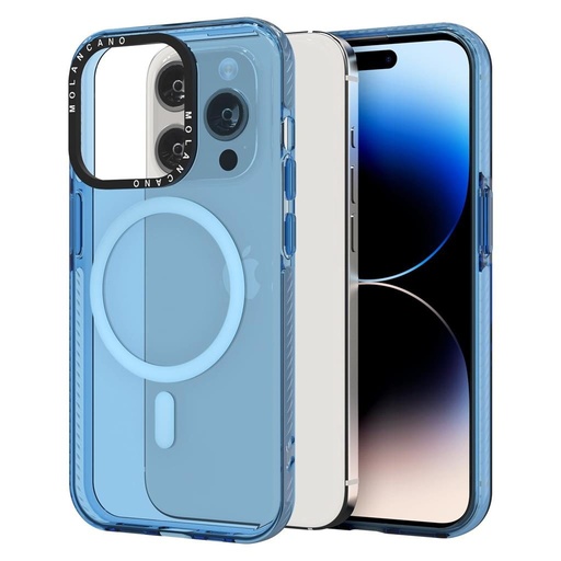 Apple iPhone 14 Pro Max MOLAN CANO rainbow TPU MAGSAFE zadný kryt (Modrý)