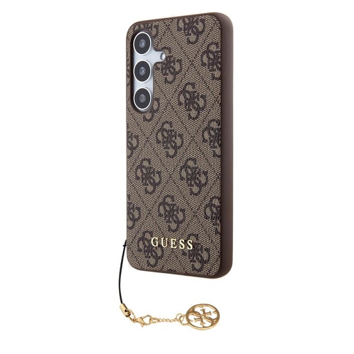 Samsung Galaxy S24+ Guess 4G Charms puzdro (Hnedý) - GUHCS24MGF4GBR