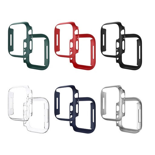 Apple Watch 7 41mm / Watch 8 41mm Hoco WS6 Shadow series puzdro (Strieborný)