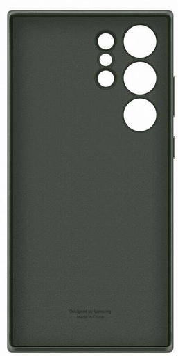 Samsung Galaxy S23 Ultra Leather puzdro (Zelený)