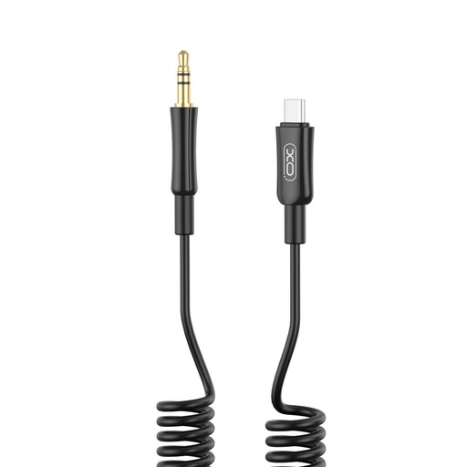 XO NB-R255B USB-C audio adaptér (Čierny) – USB-C–3.5 mm